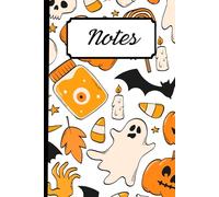 Notebook Halloween de 200 pages 6" x 9": Parfait pour l'école, le bureau ou même à la maison
