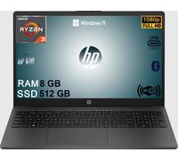 Notebook HP 255 G10 15,6" RYZEN 3 7320 RAM8GB m.2 512 WINDOWS11 mouse wifi borsa