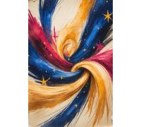 notebook Inside is white, 120 pages, size 6" x 9", lined, for students, colleges, universities, offices and normal people.