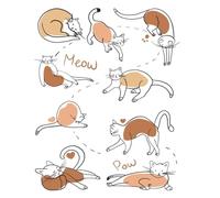 Notebook / Journal: Cat Care Documenting Thoughts & Writing Memories: 23 lines per page, 8.5x11 Inches, 100 Pages.