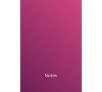 Notebook - Journal (Fade from Pink to Deep Purple)