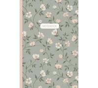Notebook Journal "Floral Chinoiserie”: 100 lined pages, Botanical Floral Cover, Diary for Mindfulness & Relaxation, Planner