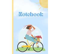 Notebook Journal: Pretty summer cover design for women and teens. Classic 6x9 inch, 120 ruled pages, softcover.