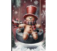 Notebook Journal with a Gingerbread Man on a Tire Swing Cover: for work or personal use for everything you need to write down