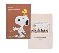 Notebook Kutsuwa Snoopy Family Notebook 2025 B6 mensile migliori amici e pasti