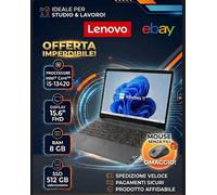 NOTEBOOK LENOVO V15-IRL G5 15.6"FullHD/CPU i5-13420H/RAM 8 Gb/SSD 512Gb/Ufficio