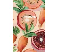 Notebook "Les Fruits" - Carnet de notes à lignes - 80 pages - format 5x8" (12,7 cm x 20,32 cm) - Paper Social Club