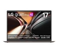 LG gram 17Z90UB NOTEBOOK, 17 ", processore Intel® Core Ultra 7 355, Arc™ GPU, RAM 16 GB, 1000 GB SSD, Brown, Windows 11 Home