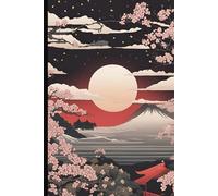 Notebook: Lined Cream Paper - 6x9" - 100 pages - Imagery of Japan on the Front Cover