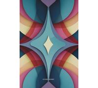 Notebook - Lined Journal - abstract Design - 6x9 inches: 100 double-sided lined pages - Simple writing notebook for notes, thoughts & ideas
