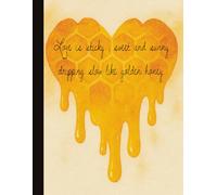 Notebook Love and honey: A college ruled 8.5" x 11", 400 sheets for journaling