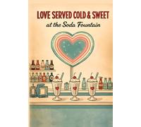 NOTEBOOK: Love Served Cold & Sweet - Retro Soda Fountain Journal: Vintage Milkshake & Romance Notebook | 200 Lined Pages | 6×9 Inches | Perfect for Songwriters, Romantics & Nostalgia Lovers