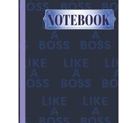 Notebook: Luxury brand journal notebook for business, school and University | 110 pages 7.5 x 9.25