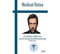 Notebook - Médical Notes 'Dr house': Médical Notes / 120 pages , Size 6' x '9 ; cover Gregory House