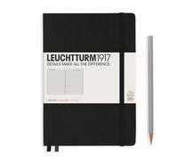 Notebook Medium A5 Hardcover, Righe 249 Pag Nero