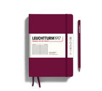 Notebook Medium A5 Hardcover, Righe 249 Pag Port Red