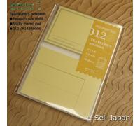 Notebook MIDORI TRAVELER'S formato passaporto ricarica / note adesive 012 #14...