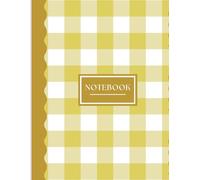 Notebook: Minimalist Lined Journal with Affirmations on Every Page - 200 Pages 8.5 x 11 Ruled Writing Notebook for Notes, Journaling and Mindful Reflection (Mustard Cover)