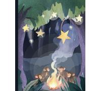 Notebook Monkey World: 8.5x11 inches | Numbered Pages | Pastel, Watercolor, Monkey Design | Aesthetic Journal for Home, School, Work, Office