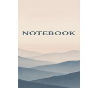 NoteBook: Montagne brumeuse au lever du jour