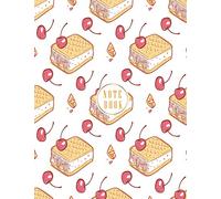 Notebook: My favorite cake cover and Dot Graph Line Sketch pages, Extra large (8.5 x 11) inches, 110 pages, White paper, Sketch, Draw and Paint: Volume 1
