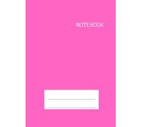 Notebook: Notebook For Journal Writing and Progress Tracking A4 100 Page 7mm Ruled Lines