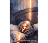 NOTEBOOK: Old Man Sleepless Light Beam Window Crack: Blank Lined Journal for Restless Nights - 6x9 Inches, 200 Pages