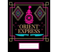 Notebook Orient Express Poirot Vintage Black: Composition Notebook | 110 Pages | 7.5 x 9.25" | 19,05 x 23,50 cm
