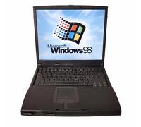 Notebook PC Portatile Windows 98 Seriale Floppy 800 Mhz vecchi dispositivi 21023