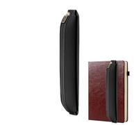 Notebook Pencil Case - Custodia in pelle portatile - Stretch Strap Holder | Book Pencil Pouch Planner Pocket Travelers Calendar Journals Backpack Composizione Diary Field Laptop Travel Apron