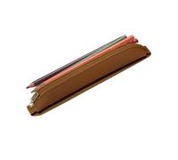 Notebook Pencil Case - Custodia in pelle portatile - Stretch Strap Holder | Book Pencil Pouch Planner Pocket Travelers Calendar Journals Backpack Composizione Diary Field Laptop Travel Apron