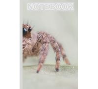 Notebook per gli amici di ragni: 6x9 / 120 pagine / quaderno a righe per gli amanti della natura come regalo per moglie, marito, fidanzato o fidanzata.