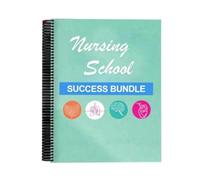 Notebook per la foglio del rapporto infermiere Sostituisce gli appunti infermieristici pieghevoli per le riviste tasche semplici Notepads Spirale for Nurse Week Apprezzation Regali