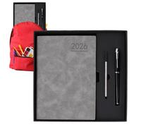 Notebook per pianificatore di lavoro | 2026 Day Planner Task Notebook, A5 HardCover 12 Notes Journal Orgenda Orgenda per gli insegnanti degli studenti di imprenditori