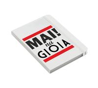 Notebook Personalizzato - MAI NA GIOIA - diario note appunti (NERO, A6)
