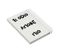 Notebook Personalizzato - ti odio amore mio - diario note appunti (BIANCO, A6)