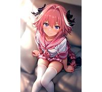 Notebook: Pink Hero, 100 Pages 6 x 9 Wide Ruled Lined Pages Journal Diary For Teens, Students, Anime Fans, and Fantasy Dreamers ( Composition Notebook )