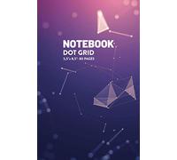 Notebook: Pocket Size Dotted Notebook, Bullet Journal, Soft Cover, White Paper, 80 Numbered Sheets with Index (5,5 x 8,5 Inches) VIOLET TRIANGLES
