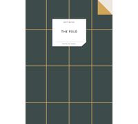 Notebook Premium A5 The Fold: copertina Green morbida flessibile, carta di alta qualità a quadretti, design minimal, Ideale per appunti, disegni e idee