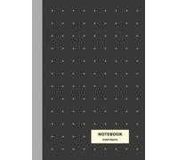 Notebook Puntinato: Quaderno con griglia a puntini per appunti scuola, lavoro, tempo libero┃Formato A4┃Grigio