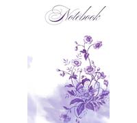 Notebook: Purple Notebook Print Composition College Rulled 100 pages