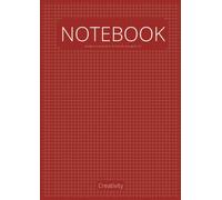 Notebook quaderno a quadretti 5 mm formato A4 senza margine pagine 110: Perfetto per studenti e professionisti che vogliono organizzare progetti con precisione e stile. (colore rosso )