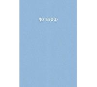 Notebook: Quaderno puntinato - 120 pagine numerate con spazio superiore per la date - Elegante e Moderno color pastello nella tonalità Azzurro Bebè - ... Doddles, Schizzi, Disegni, Note, Memorie
