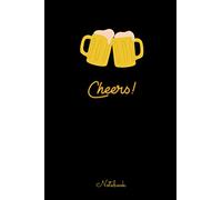 Notebook: Quaderno puntinato A5 | Taccuino per Appunti | Cheers | 120 pagine numerate| Dot Grid Journal | Lettering | Calligrafia | Prendere appunti | Carta di qualità colore crema