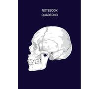 Notebook Quaderno: Quaderno a quadretti 5mm A4, Regalo per studenti di medicina, medici e personale ospedaliero, Idea regalo dottore, Cranio