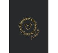 Notebook - Quadernone appunti grosso a righe - Nero: Taccuino XXL a righe senza margine - A4 - Copertina rigida - 300 Pagine