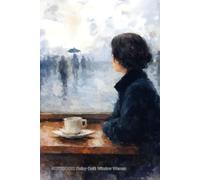 NOTEBOOK: Rainy Café Window Woman: Blank Lined Journal for Quiet Moments - 6x9 Inches, 200 Pages