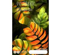 Notebook Relaxation time. Dark Vitality.: A Minimal Lined Journal for Healing, Calm Minds, and Quiet Moments. 120 Pages lined, 6”x9”