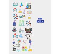 Notebook Science: Graph Paper Notebook, Quad Ruled 5 squares per inch, 200 lightly lined pages : Math and Science Composition Notebook for Students. Perfect size for school : 8.5 in .11 in
