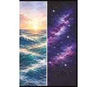 Notebook: Sea & Stars - The Parallels Collection, Artistic Design, 150-Page plus Important Dates Tracker